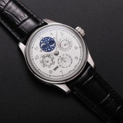 IWC-Portugieser Perpetual Calendar 5033 42mm SS/LE White/Num V9F A52610