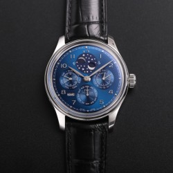 IWC-Portugieser Perpetual Calendar 5033 42mm SS/LE Blue/Num V9F A52610