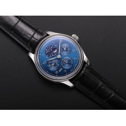 IWC-Portugieser Perpetual Calendar 5033 42mm SS/LE Blue/Num V9F A52610