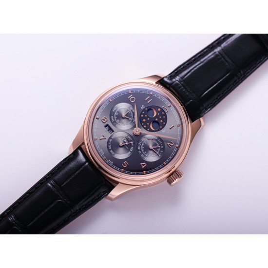 IWC-Portugieser Perpetual Calendar 5033 42mm RG/LE Grey/Num V9F A52610