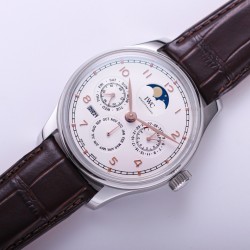 IWC-Portugieser Perpetual Calendar 5033 42mm SS/LE White/Num V9F A52610