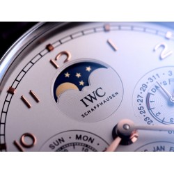 IWC-Portugieser Perpetual Calendar 5033 42mm SS/LE White/Num V9F A52610