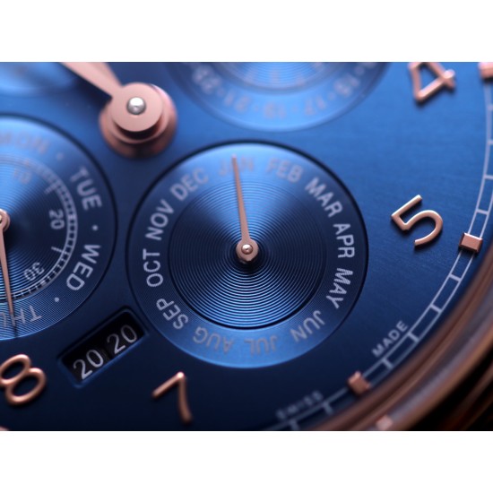 IWC-Portugieser Perpetual Calendar 5033 RG/LE Blue/Num V9F A52610