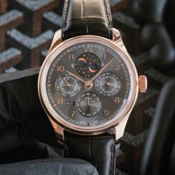 IWC-Portugieser Perpetual Calendar 5033 42mm RG/LE Grey/Num V9F A52610