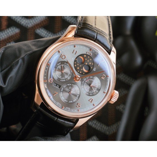 IWC-Portugieser Perpetual Calendar 5033 42mm RG/LE Grey/Num V9F A52610