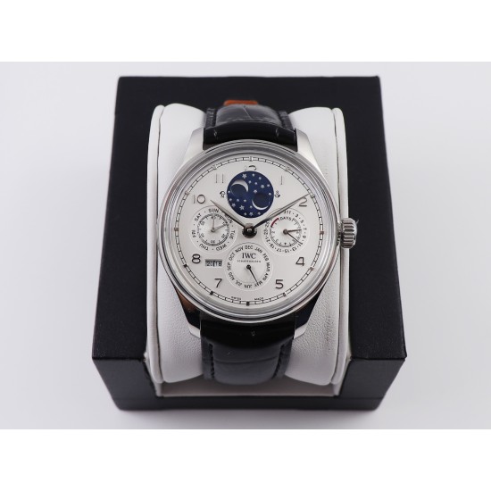 IWC-Portugieser Perpetual Calendar 5033 42mm SS/LE White/Num V9F A52610