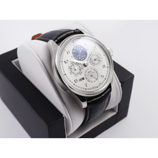 IWC-Portugieser Perpetual Calendar 5033 42mm SS/LE White/Num V9F A52610