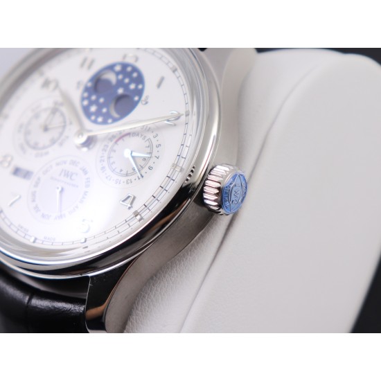 IWC-Portugieser Perpetual Calendar 5033 42mm SS/LE White/Num V9F A52610