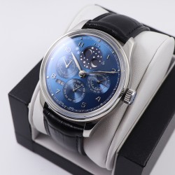 IWC-Portugieser Perpetual Calendar 5033 42mm SS/LE Blue/Num V9F A52610