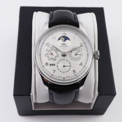 IWC-Portugieser Perpetual Calendar 5033 42mm SS/LE White/Num V9F A52610