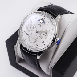 IWC-Portugieser Perpetual Calendar 5033 42mm SS/LE White/Num V9F A52610