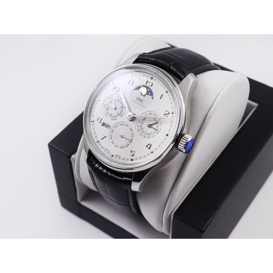 IWC-Portugieser Perpetual Calendar 5033 42mm SS/LE White/Num V9F A52610