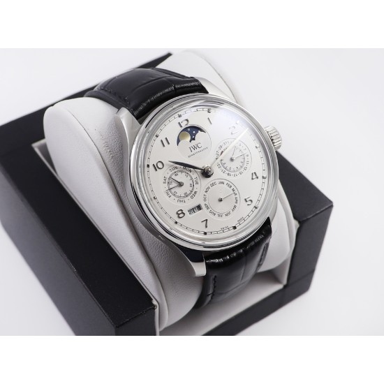 IWC-Portugieser Perpetual Calendar 5033 42mm SS/LE White/Num V9F A52610