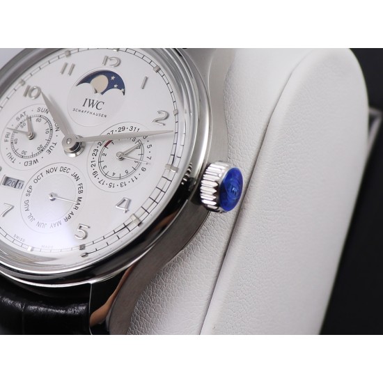 IWC-Portugieser Perpetual Calendar 5033 42mm SS/LE White/Num V9F A52610