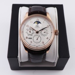 IWC-Portugieser Perpetual Calendar 5033 42mm RG/LE White/Num V9F A52610