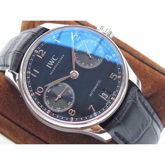IWC-Portugieser 7 Days 42mm SS/LE Black Dial ZF V5 A52010