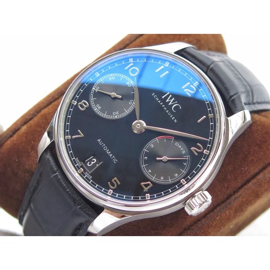 IWC-Portugieser 7 Days 42mm SS/LE Black Dial ZF V5 A52010