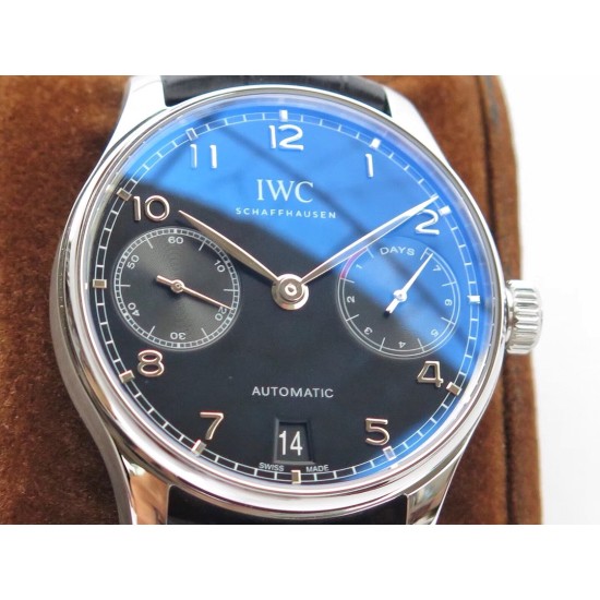 IWC-Portugieser 7 Days 42mm SS/LE Black Dial ZF V5 A52010