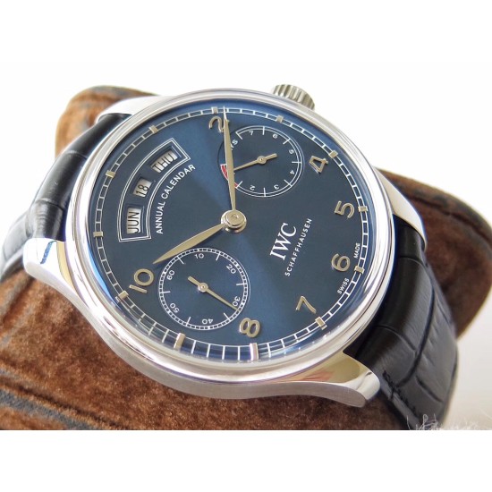 IWC-Portugieser Annual Cal IW503502 44mm SS/LE Blue ZF A52850