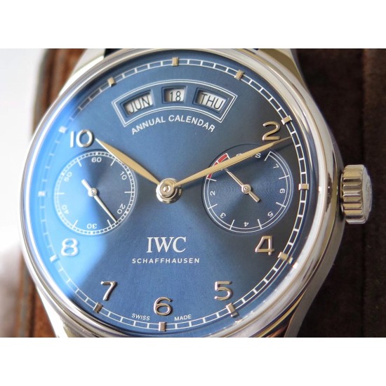 IWC-Portugieser Annual Cal IW503502 44mm SS/LE Blue ZF A52850