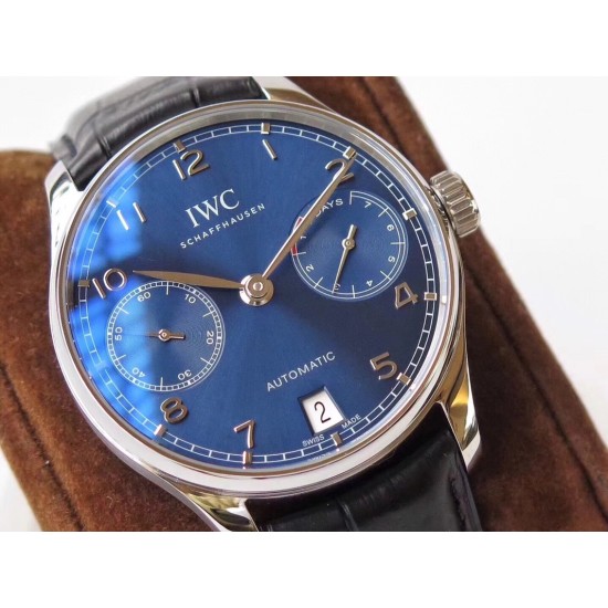 IWC-Portugieser 7 Days 42mm SS/LE Blue Dial ZF V5 A52010