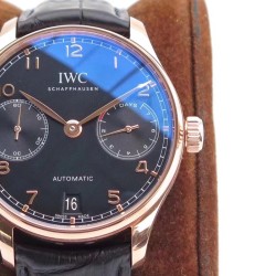 IWC-Portugieser 7 Days 42mm RG/LE Black Dial ZF V5 A52010