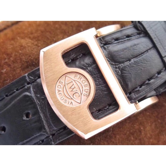 IWC-Portugieser 7 Days 42mm RG/LE Black Dial ZF V5 A52010