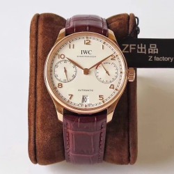 IWC-Portugieser 7 Days 42mm RG/LE White Dial ZF V5 A52010