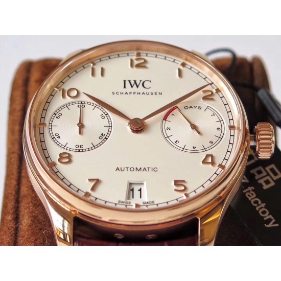 IWC-Portugieser 7 Days 42mm RG/LE White Dial ZF V5 A52010