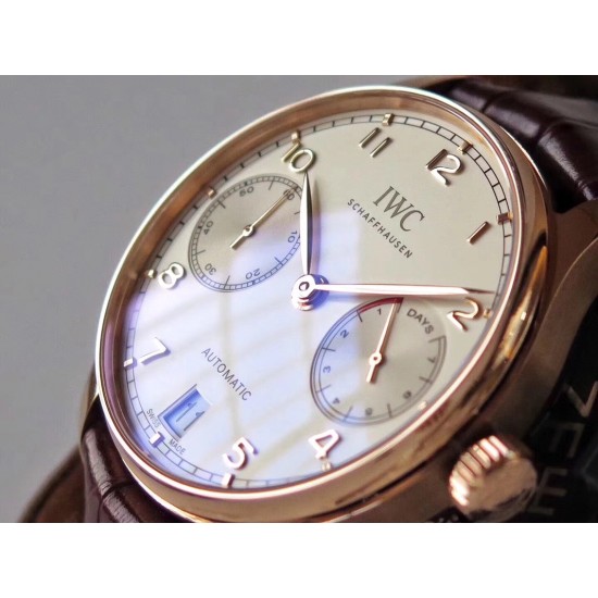 IWC-Portugieser 7 Days 42mm RG/LE White Dial ZF V5 A52010