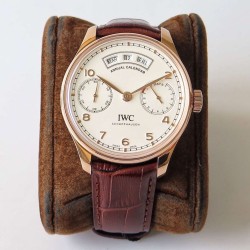 IWC-Portugieser Annual Cal IW503502 44mm RG/LE Wht/R ZF A52850