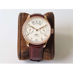 IWC-Portugieser Annual Cal IW503502 44mm RG/LE Wht/R ZF A52850