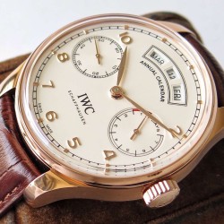IWC-Portugieser Annual Cal IW503502 44mm RG/LE Wht/R ZF A52850