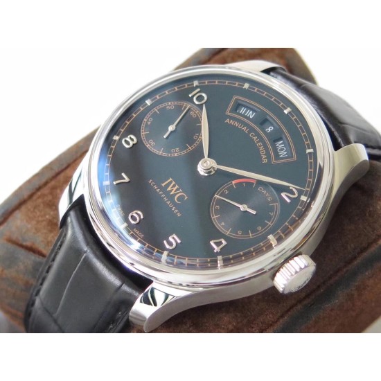 IWC-Portugieser Annual Cal IW503502 44mm SS/LE Black ZF A52850