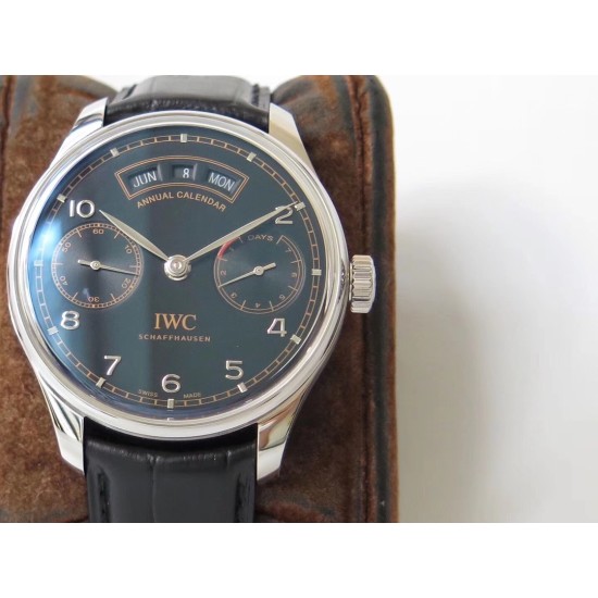 IWC-Portugieser Annual Cal IW503502 44mm SS/LE Black ZF A52850