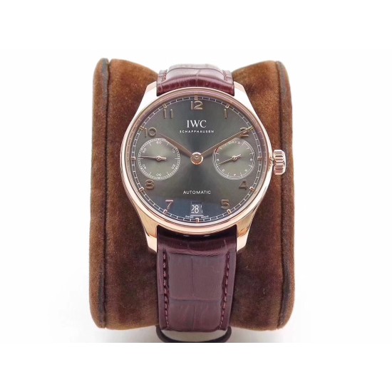 IWC-Portugieser 7 Days 42mm RG/LE Grey Dial ZF V5 A52010
