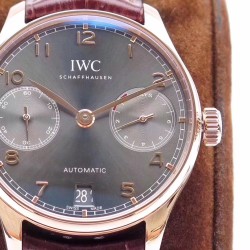 IWC-Portugieser 7 Days 42mm RG/LE Grey Dial ZF V5 A52010