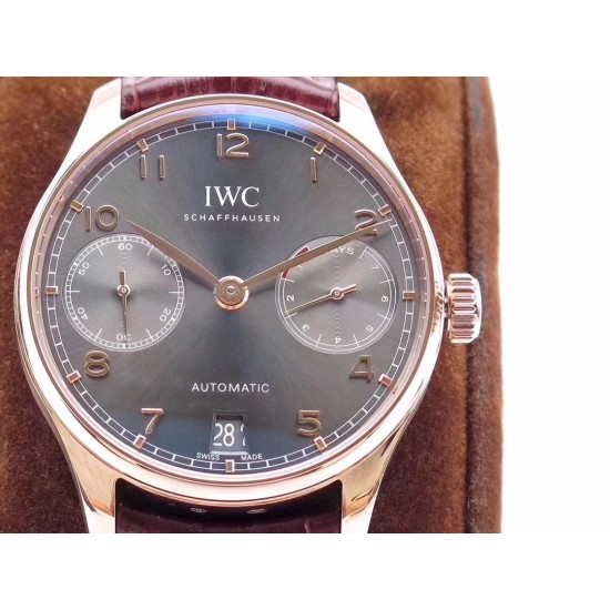 IWC-Portugieser 7 Days 42mm RG/LE Grey Dial ZF V5 A52010