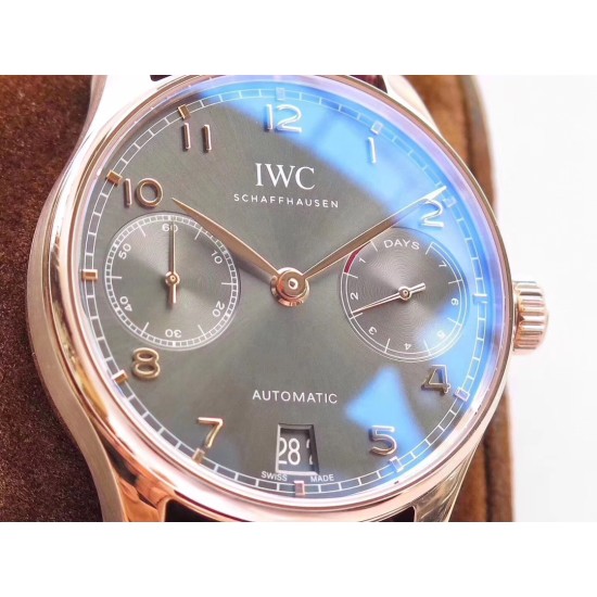 IWC-Portugieser 7 Days 42mm RG/LE Grey Dial ZF V5 A52010
