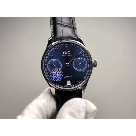 IWC-Portugieser 7 Days 42mm SS/LE Blue Dial ZF V5 A52010