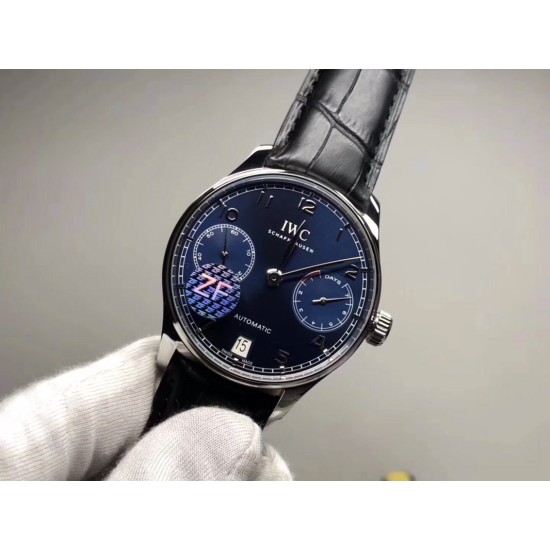 IWC-Portugieser 7 Days 42mm SS/LE Blue Dial ZF V5 A52010