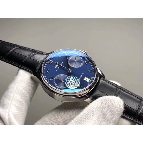 IWC-Portugieser 7 Days 42mm SS/LE Blue Dial ZF V5 A52010