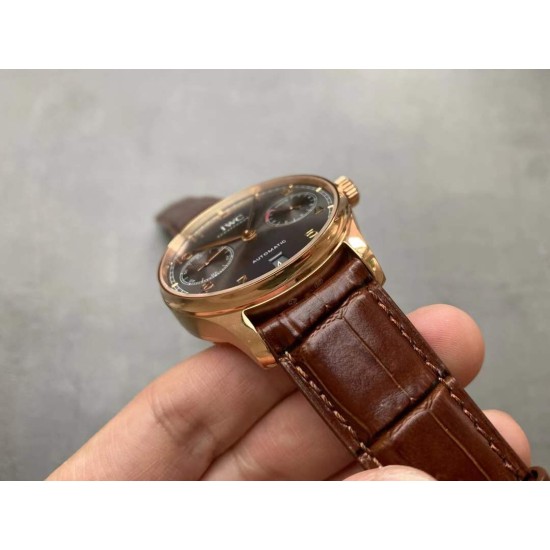 IWC-Portugieser 7 Days 42mm RG/LE Grey Dial ZF V5 A52010