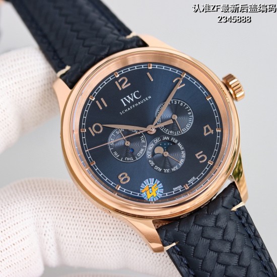 IWC-Portugieser Perp 42mm RG/LE White ZF 9015