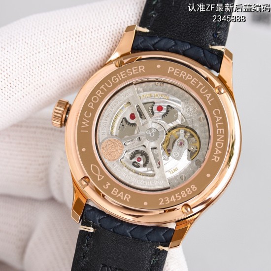 IWC-Portugieser Perp 42mm RG/LE White ZF 9015