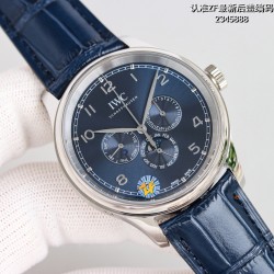 IWC-Portugieser Perp 42mm SS/LE Blue ZF 9015