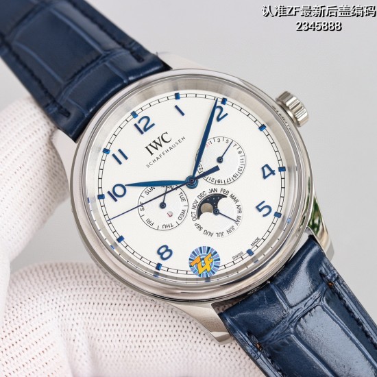 IWC-Portugieser Perp 42mm SS/LE White ZF 9015