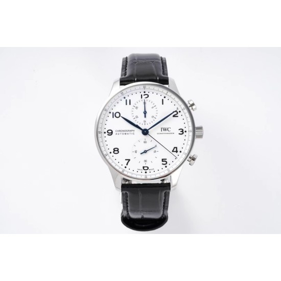 IWC-Portugieser Chrono IW371605 41mm SS/LE White/Num ZF A69355