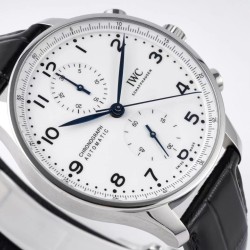 IWC-Portugieser Chrono IW371605 41mm SS/LE White/Num ZF A69355