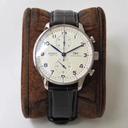 IWC-Portugieser Chrono IW371605 41mm SS/LE White/Num ZF A69355